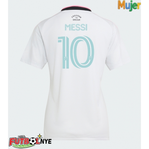 Camiseta Inter Miami Lionel Messi #10 Tercera Equipación para mujer 2026-27 manga corta